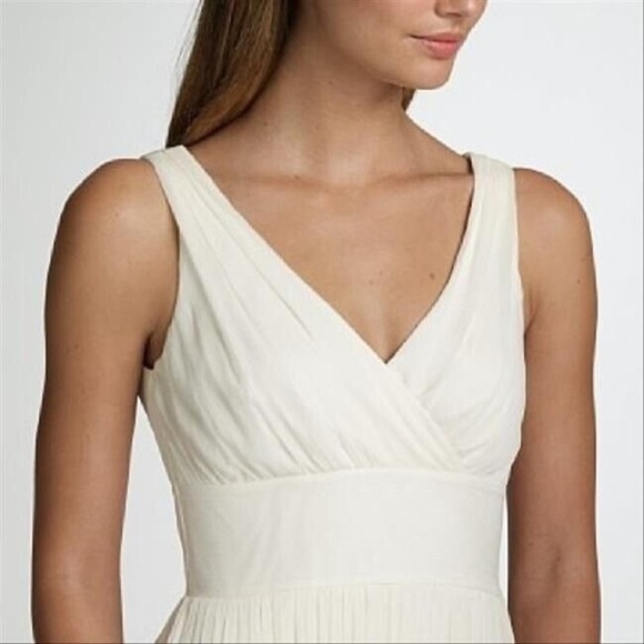 J. Crew Dresses & Skirts - J.Crew Sophia Gown Silk In Silk Chiffon Ivory Size 0